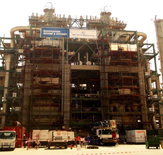 Sharq KSA - 10,000+ Kg Weld repair of EO reactor & Gas Cooler completed ahead of CDD